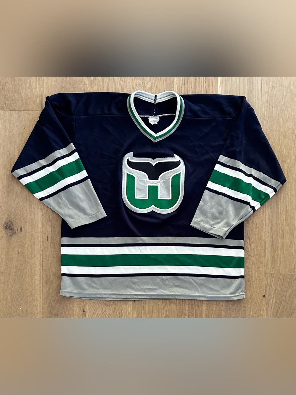 Vintage CCM Maska Hartford Whalers NHL Hockey Jersey - Size XL
